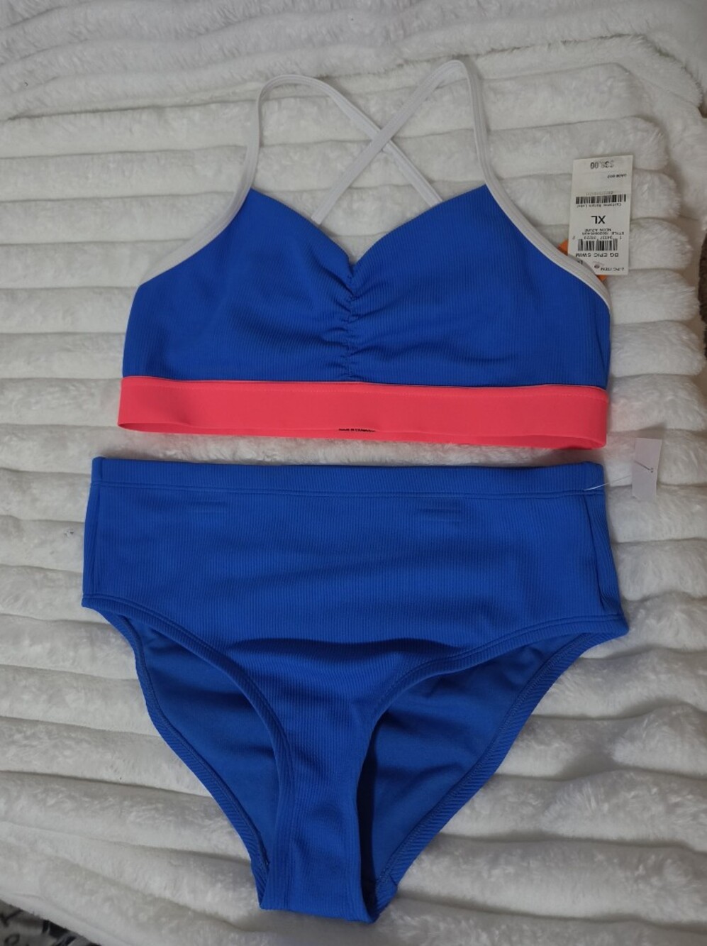 Epic Threads Big Girls Royal Blue 2 Pcs Set Swimsuit